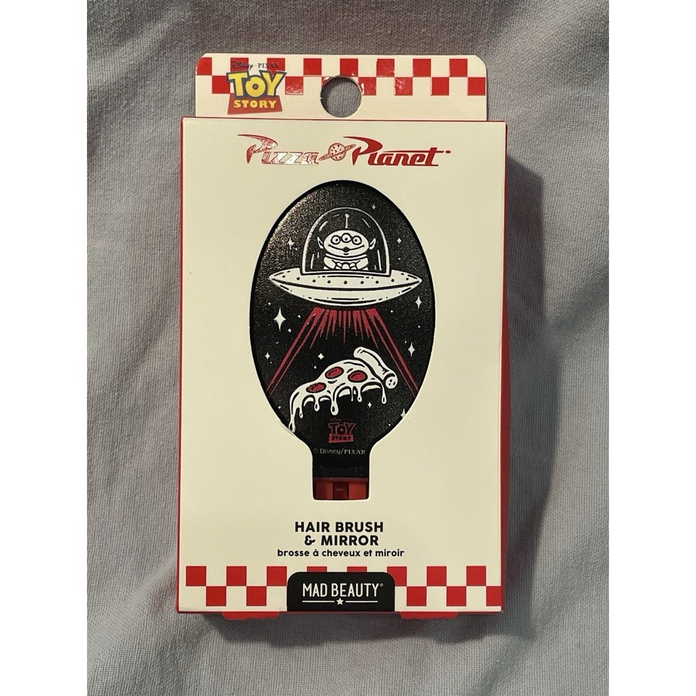 NEW Disney Pixar Toy Story - Pizza Planet - Hair Brush & Mirror - by Mad Beauty